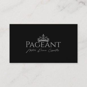Pageant logo Valerie Business Card