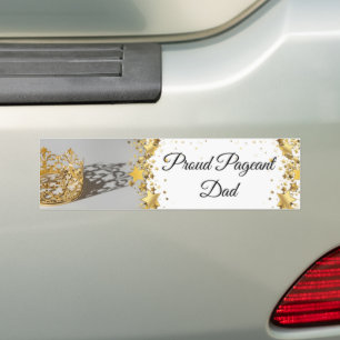 Pageant Mum Bumper Car Magnet Bumper Sticker