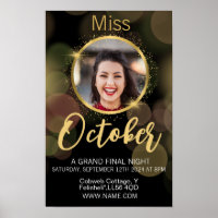 pageant poster class invite, work birthday