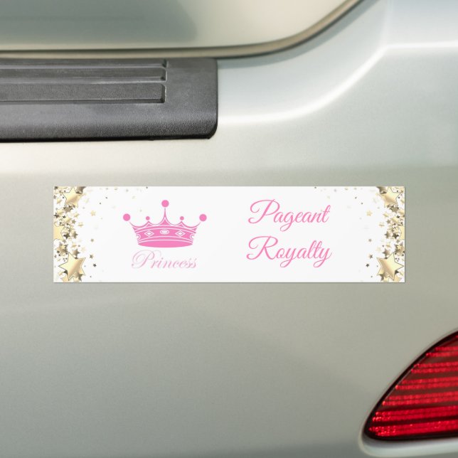 Pageant Princess Bumper Sticker (On Car)