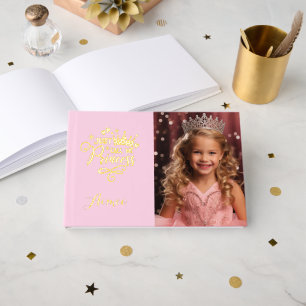 Pageant Princess Foil Guest Book
