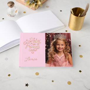 Pageant Princess Foil Guest Book