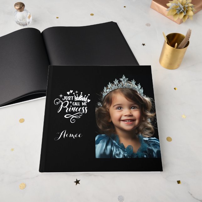 Pageant Princess Foil Guest Book (Front Open)