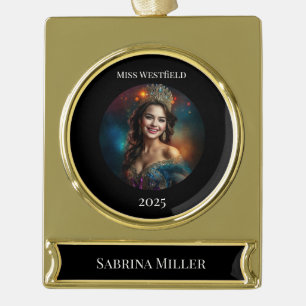 Pageant Queen Christmas Ornament