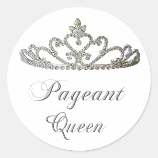 Pageant Queen Classic Round Sticker