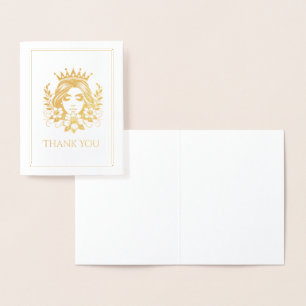 Pageant Queen Crown Foil Card