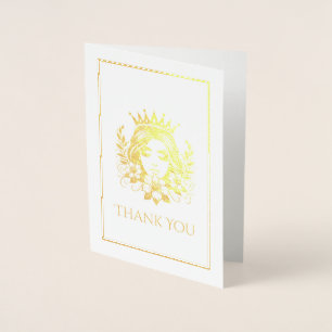 Pageant Queen Crown Foil Card