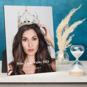 Pageant Queen Plaque
