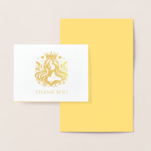 Pageant Queen Thank You Card