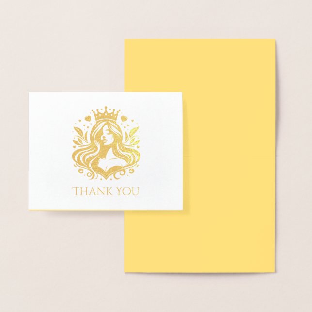 Pageant Queen Thank You Card (Display)