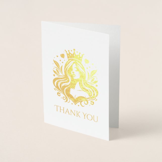 Pageant Queen Thank You Card (Front)