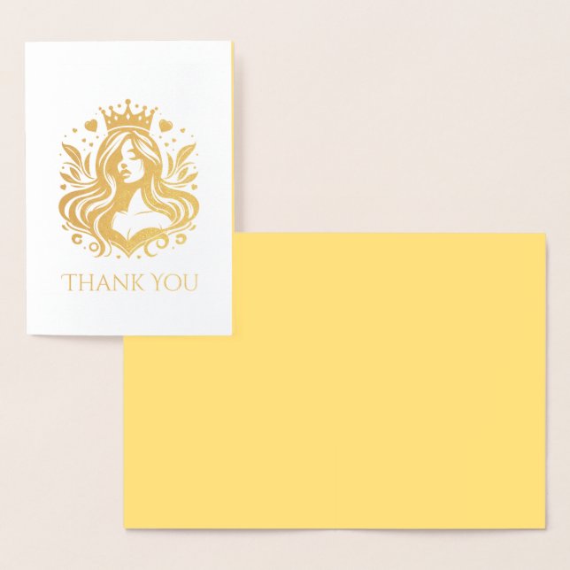 Pageant Queen Thank You Card (Display)