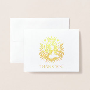Pageant Queen Thank You Card