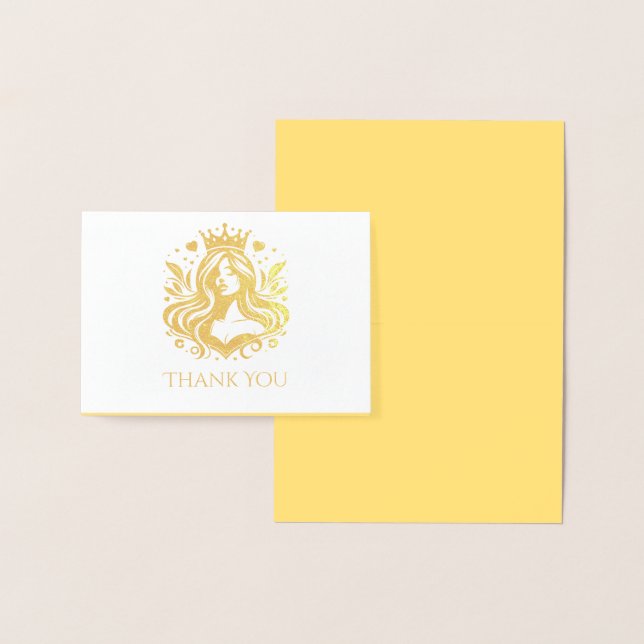 Pageant Queen Thank You Card (Display)