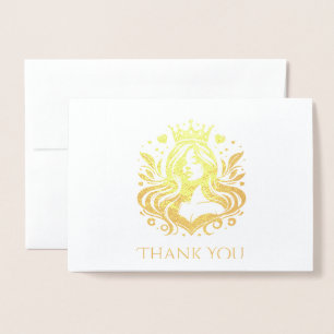 Pageant Queen Thank You Card