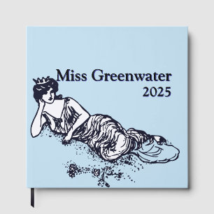 Pageant Scrapbook Book-Retro Queen Guest Book