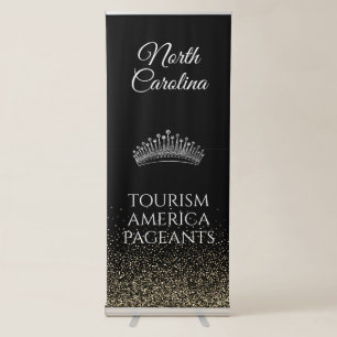 Pageant Week Welcome Sign Gold Glitter Pageants