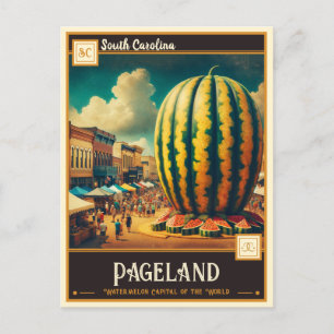 Pageland, South Carolina Vintage Postcard