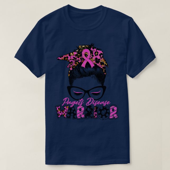 Pagets Disease Awareness Warrior Women Glasse Mess T-Shirt (Design Front)