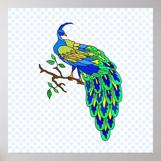 Pagiel Peacock Poster (Front)