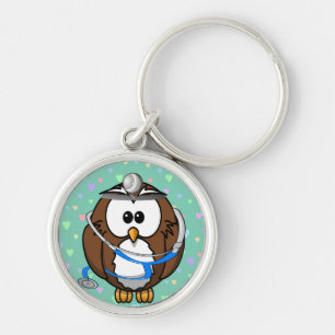 paging Doc Owl Key Ring
