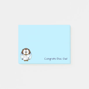 paging new doc owl post-it notes