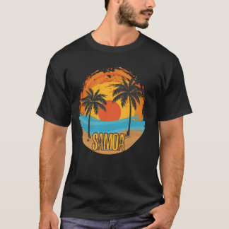 Pago Pago American Samoa Vintage Nautical Samoan G T-Shirt