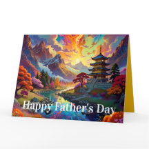 Pagoda and Coloured Landscape