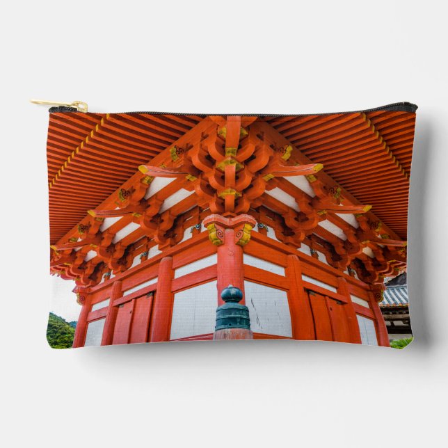 Pagoda bottom up perspective, Miyajima Accessory Pouch (Front)