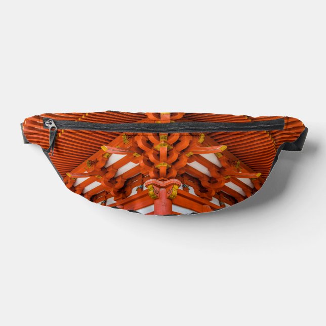 Pagoda bottom up perspective, Miyajima Bum Bags (Lay Down)