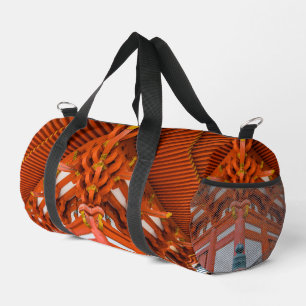 Pagoda bottom up perspective, Miyajima Duffle Bag