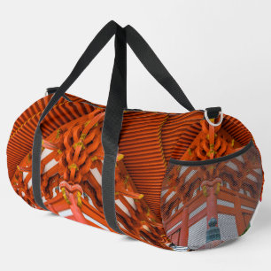 Pagoda bottom up perspective, Miyajima Duffle Bag