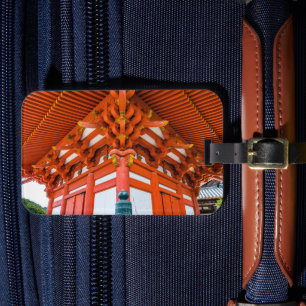 Pagoda bottom up perspective, Miyajima Luggage Tag