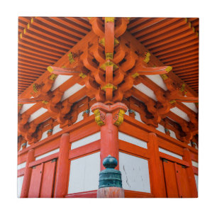 Pagoda bottom up perspective, Miyajima Tile