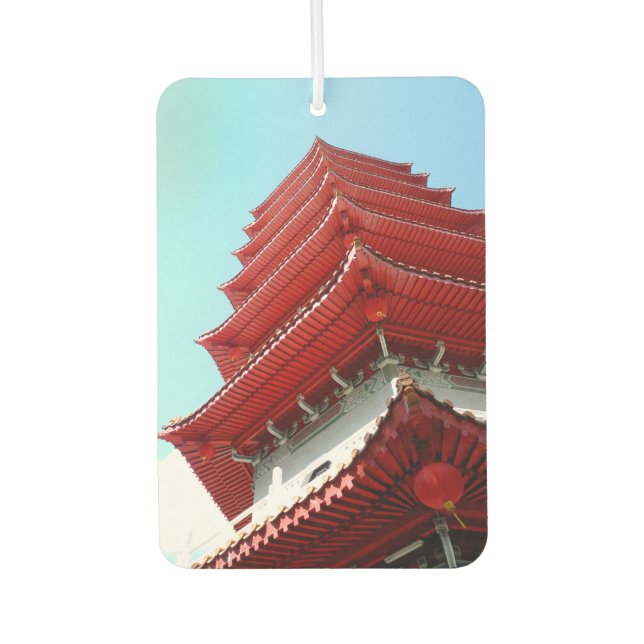 Pagoda Car Air Freshener (Front)