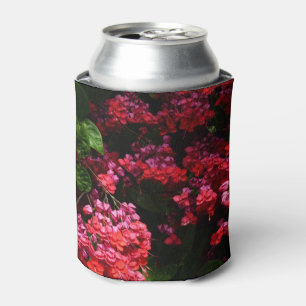 Pagoda Flowers Colourful Red and Pink Can Cooler