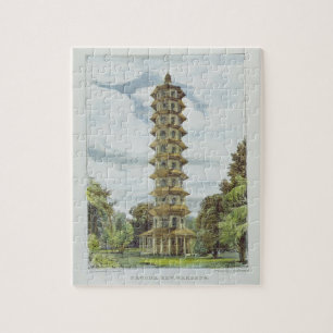 Pagoda, Kew Gardens, plate 9 from 'Kew Gardens: A Jigsaw Puzzle