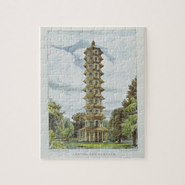 Pagoda, Kew Gardens, plate 9 from 'Kew Gardens: A Jigsaw Puzzle (Vertical)