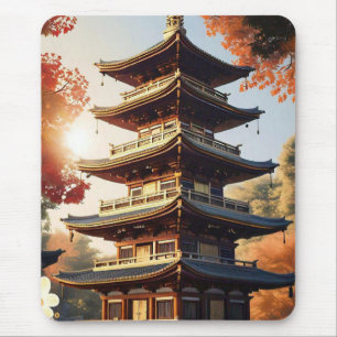 "Pagoda of Peace" Mouse Mat