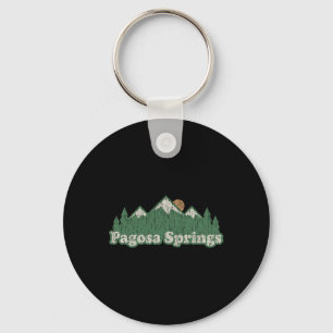 Pagosa Springs Colorado Co T Shirt Vintage Hiking Key Ring