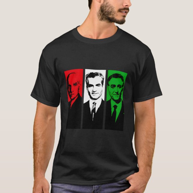 Pahlavi Kings Of Iran T-Shirt (Front)