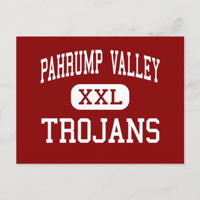 Pahrump Valley - Trojans - High - Pahrump Nevada Postcard (Front)