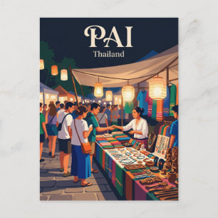 Pai Thailand Postcard