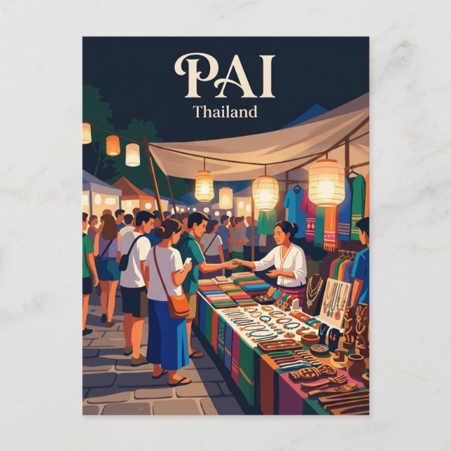 Pai Thailand Postcard (Front)