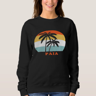 Paia Maui Vintage Sun Surf Throwback Vacation Gift Sweatshirt