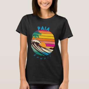 Paia Retro 1980s Style Maui Beach T-Shirt