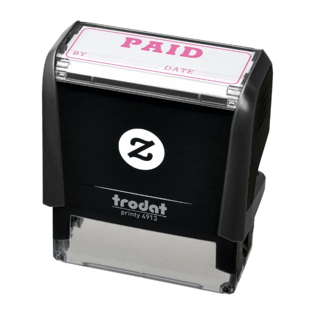 PAID Account Simple Cashier Self-inking Stamp (Product)