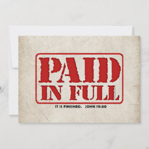 Paid in Full Card