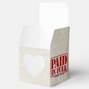 Paid in Full Favour Box
