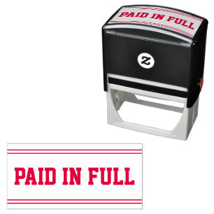 PAID Office Simple Framed Self-inking Stamp